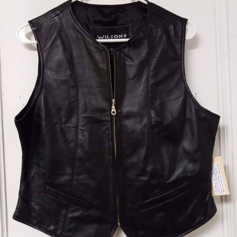 Wilson's Leather 100% genuine vest size L